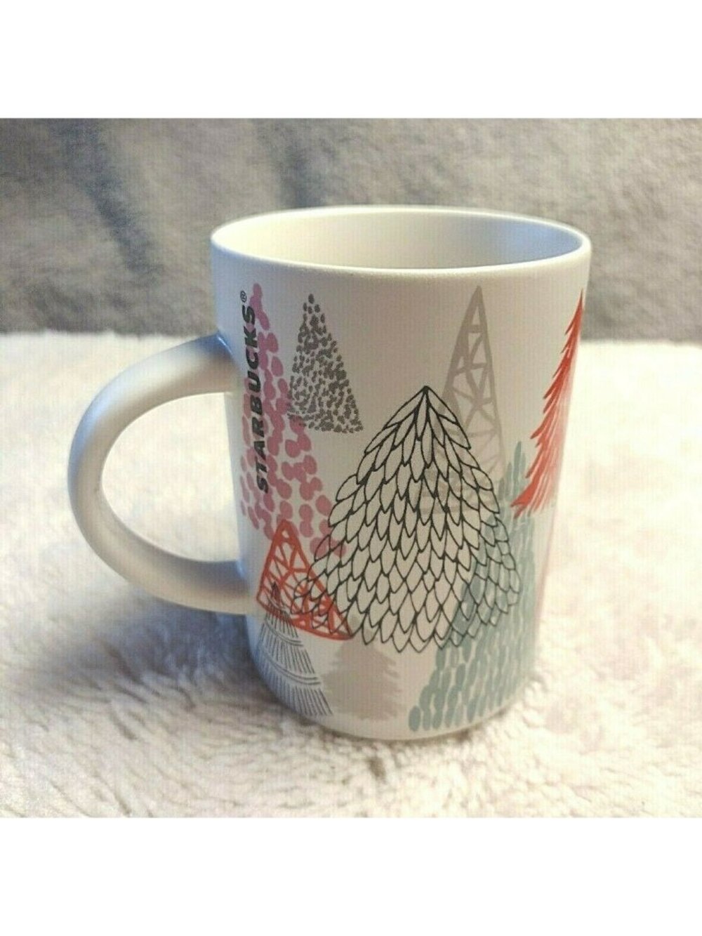 Starbucks 2017 Christmas Xmas Holiday Tree Ceramic Coffee Mug Cup 12oz